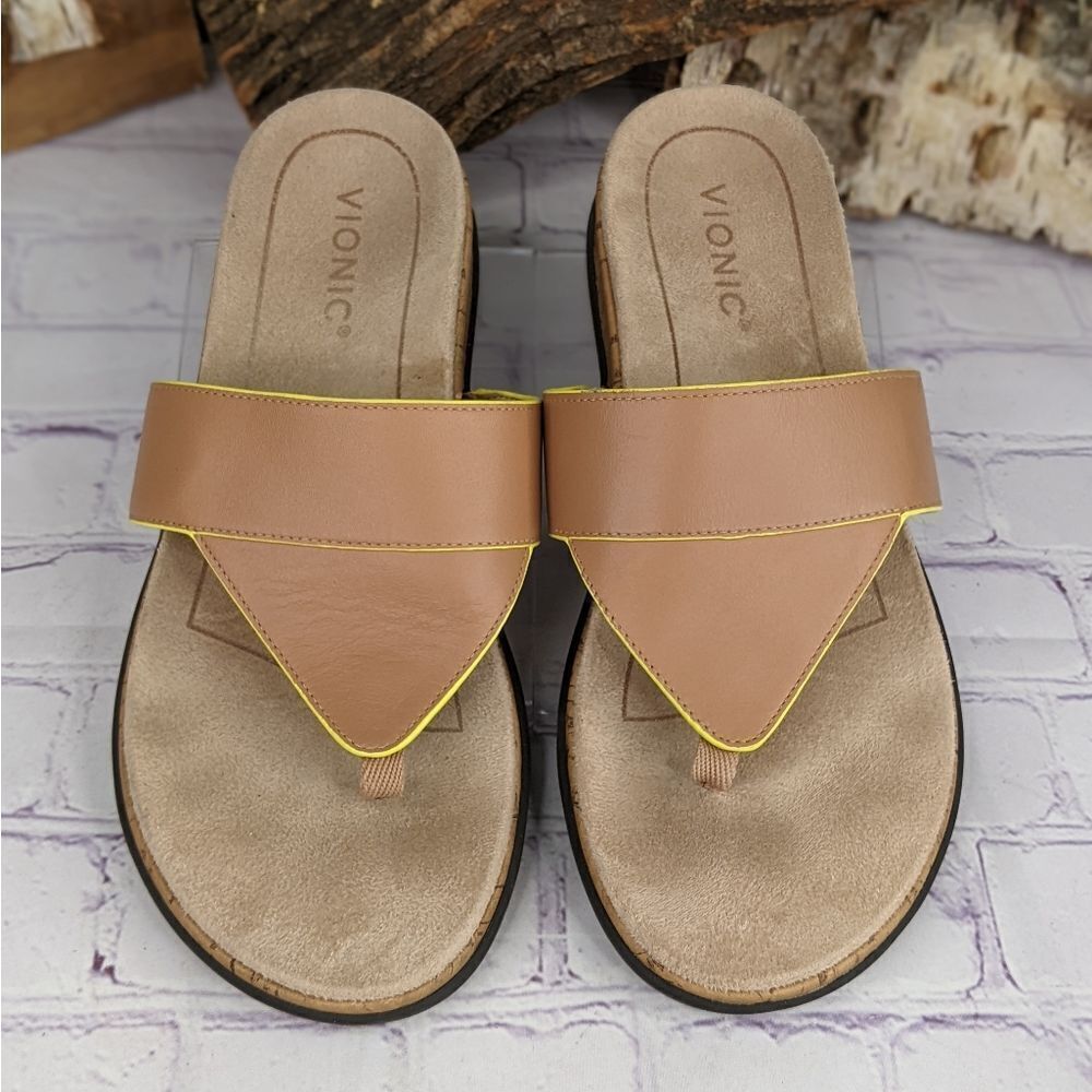 Vionic Jillian Toe Post Platform Sandal Flip Flops - image 2